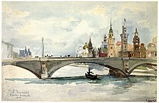 Le pont de l'Alma, Exposition universelle de 1900 (1900), Musée Carnavalet.