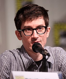 Брайан Кониецко на выставке San Diego Comic-Con International 2011.