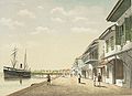 Hafen von Makassar zwischen 1883 und 1889