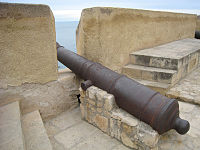 Castillo de Santa Bárbara, en Alicante (España).