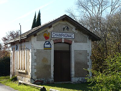 Ehemaliger Bahnhof von Champagnac-de-Belair