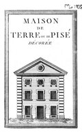 Maison de terre ou de pisé décorée