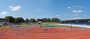 Heinz-Steyer-Stadion im August 2017