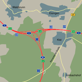 Dreieck Würzburg-West