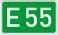 European Road 55 number DE.svg