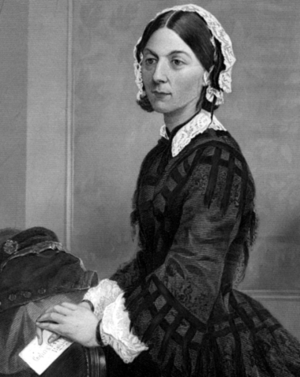 Portrait of Florence Nightingale.