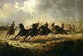 Maksimilijano Gierymskio (Maksymilian Gierymski; 1846–1874) paveikslas „Rusijos raitosios kavalerijos ataka“