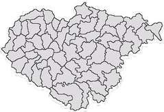 Mapa lokalizacyjna okręgu Sălaj