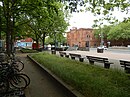 Blick über den Heinrich-Heine-Platz