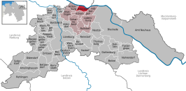 Kaart van Hohnstorf (Elbe)