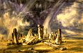 Stonehenge door John Constable 1835