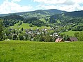 Blick auf dem Dorf