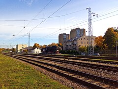 Пути и паровоз-памятник, 2021