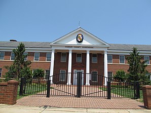 Das Charles County Courthouse in La Plata