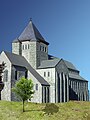 La collégiale au XIIe siècle (reconstitution d'après G. Huon, 1937)