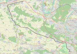 Spoorlijn Versailles - Bouafle op de kaart