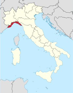 Localisation de Ligurie