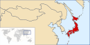 Location of Japan