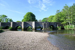 Brua frå 1100-talet over Fowey