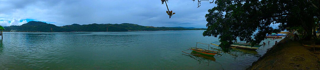 Panorama shot of Mambulao Bay