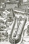 Detail of the Ager Vaticanus from a map of Pirro Ligorio from 1561