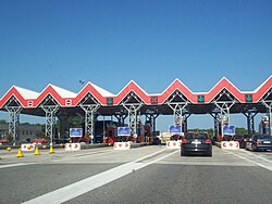 Mainline toll plaza