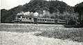 Passengiers trein, getrokken door de stoomlocomotief NS. 5503 ter hoogte van Dieren. (tussen 1920 en 1935)