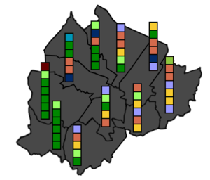Northern Ireland Council Election 2014 District Electoral Areas members.png