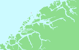 Location in Møre og Romsdal (red dot)