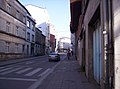 Vista parcial da rúa Lamas de Prado.