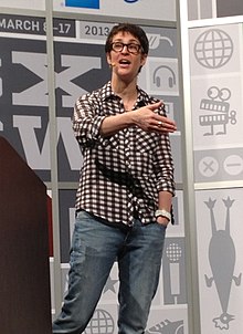 L'actor estausunidense Rachel Maddow, en una imachen de 2013