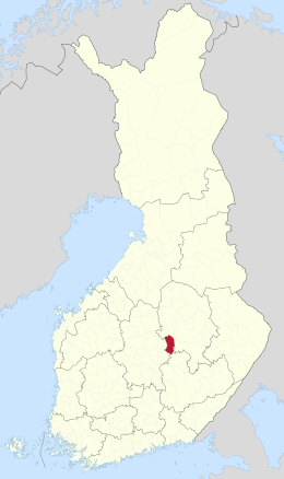Kaart met de locatie van Rautalampi