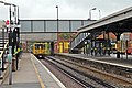 A Merseyrail Class 507 departs towards Bebington.