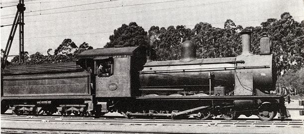 SAR Klas 7B no. 1048 (ou CSAR no. 394) met die groter kajuit wat gedurende sy CSAR-dae bygevoeg is, hier ongeveer 1950