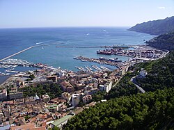 Salerno'nun görünümü