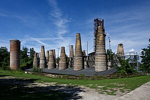 33. Platz: Kemmi.1 mit Schachtofenanlage im Museumspark Rüdersdorf in Rüdersdorf bei Berlin im Landkreis Märkisch-Oderland