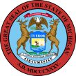 Description de l'image Seal of Michigan.svg.