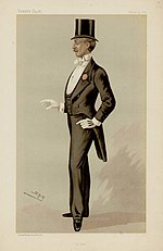 A man in complete formal evening dress