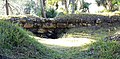 Part of the remaining wall of Fort San Marcos De Apalache at San Marcos de Apalache Historic State Park.