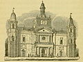 Grabado de la catedral en 1845.