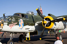 Torreta dorsal d'un B-25 Mitchell.