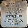 Stolperstein für Hanneliese Freudenthal (Friesenwall 96–98)