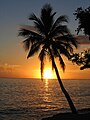 Tramonto nelle isole Fiji