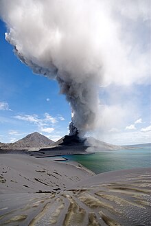 התפרצות טבורבור בשוליים המזרחיים של הקלדרה ב-2008