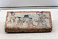 Brick painting of group of women wearing jacket and skirt, Three Kingdoms period.