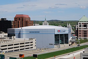 The Times Union Center in Albany, New York, na...