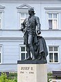 Statuo de Jozefo la 2-a en Uničov (Ĉeĥio)