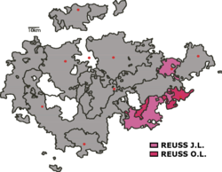 Map of People's State of Reuss