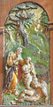 Renaissancekanzel: Erschaffung Evas (Relief am Kanzelkorb)