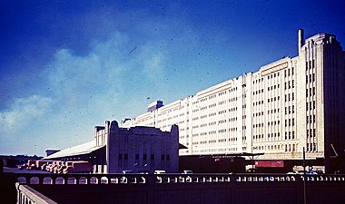 Das Terminal Warehouse war Güterbahnhof und Lagerhaus (1946)